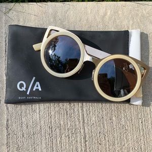 Gold QUAY AUSTRALIA Lets Dance Sunglasses